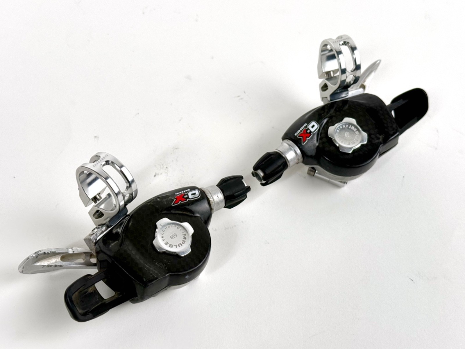 Sram X0 3 x 9 Speed Mountain Bike Trigger Shifter Set Vintage MTB Bicycle X-0 XC