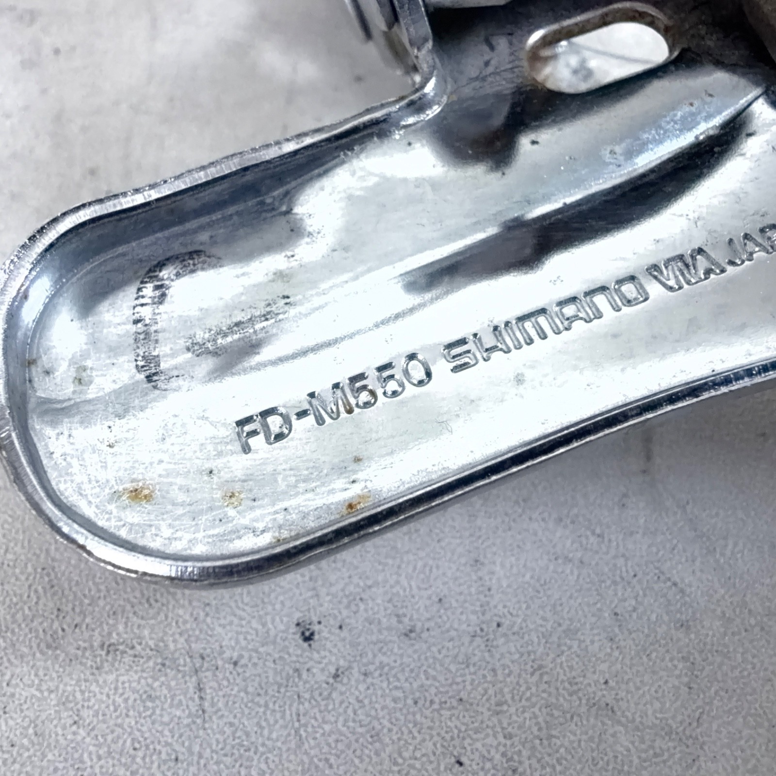 Shimano Deore LX Front Derailleur FD-M550 Vintage MTB 31.8 Clamp On Bottom Pull