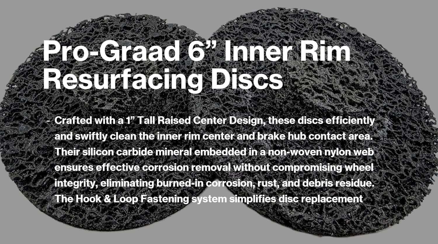 Pro-Graad 433 508 6 inch Replacement Discs for Inner Rim Cleaner, Compatible…