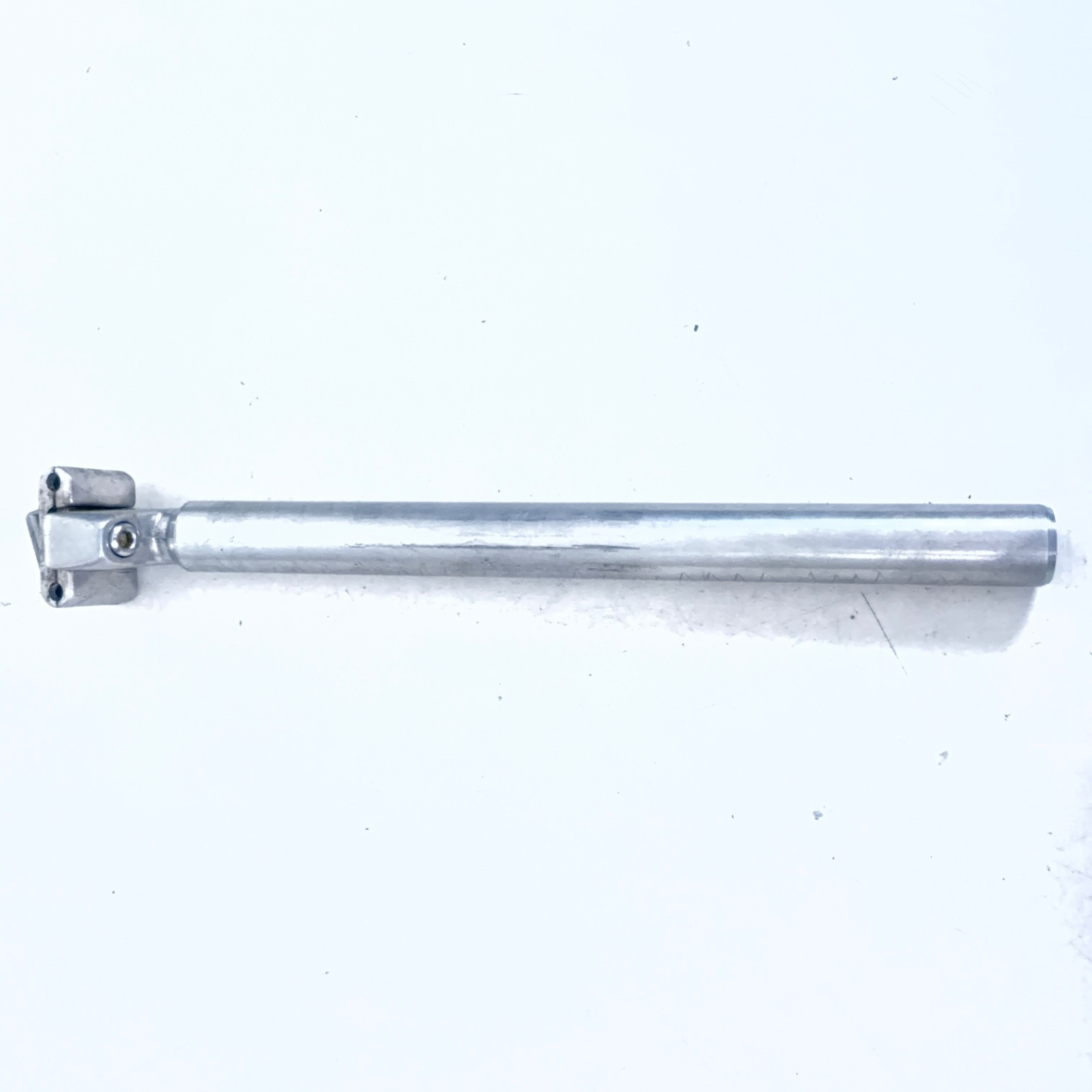 KALLOY Vintage Alloy Bike Seatpost Ø28.6/350mm Silver Adjustable 25mm Setback