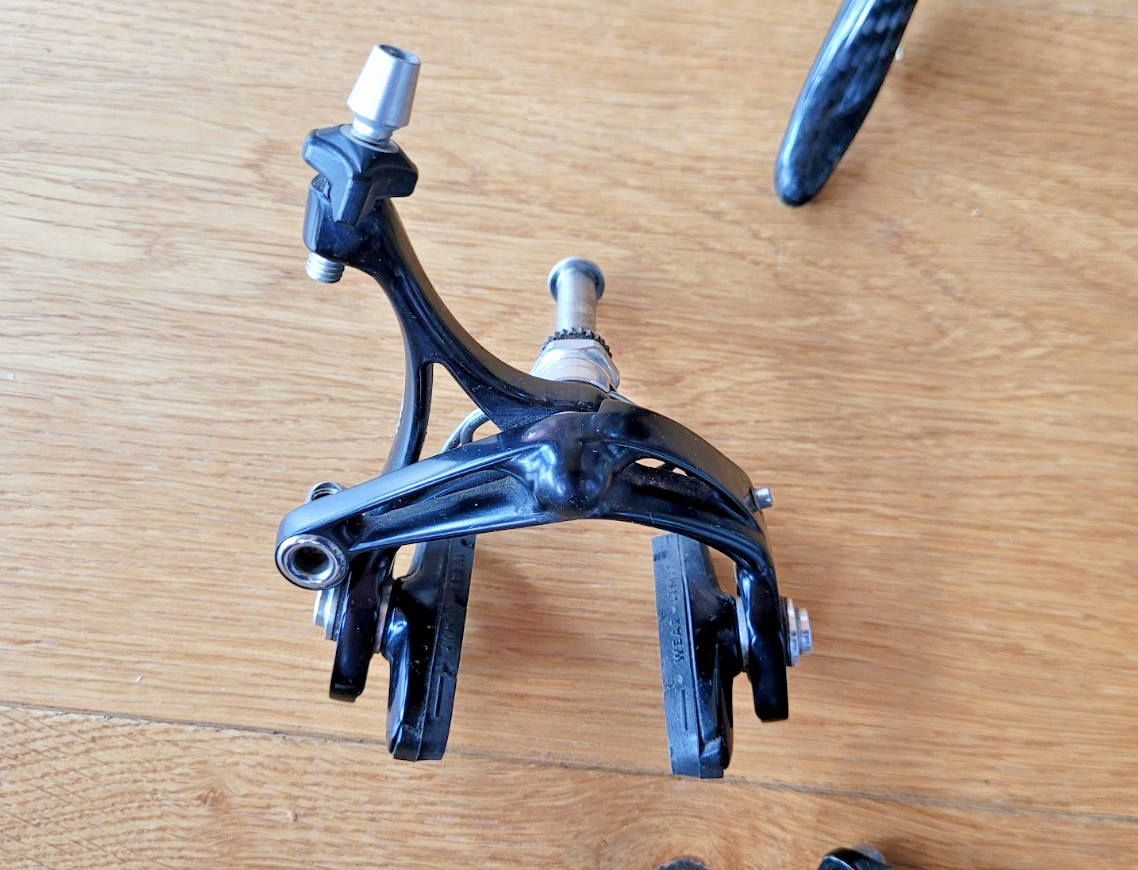 CAMPAGNOLO RECORD CARBON TITANIUM 10 speed groupset italian road bicycle LOOK