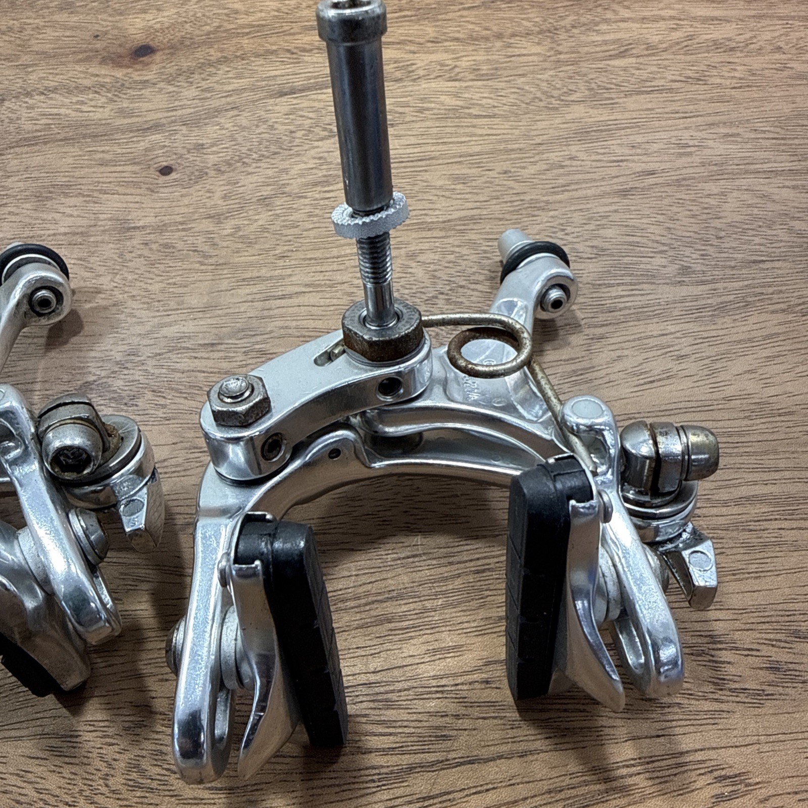 TEKTRO 521A Dual Pivot Road Bike Brake Caliper Set Silver