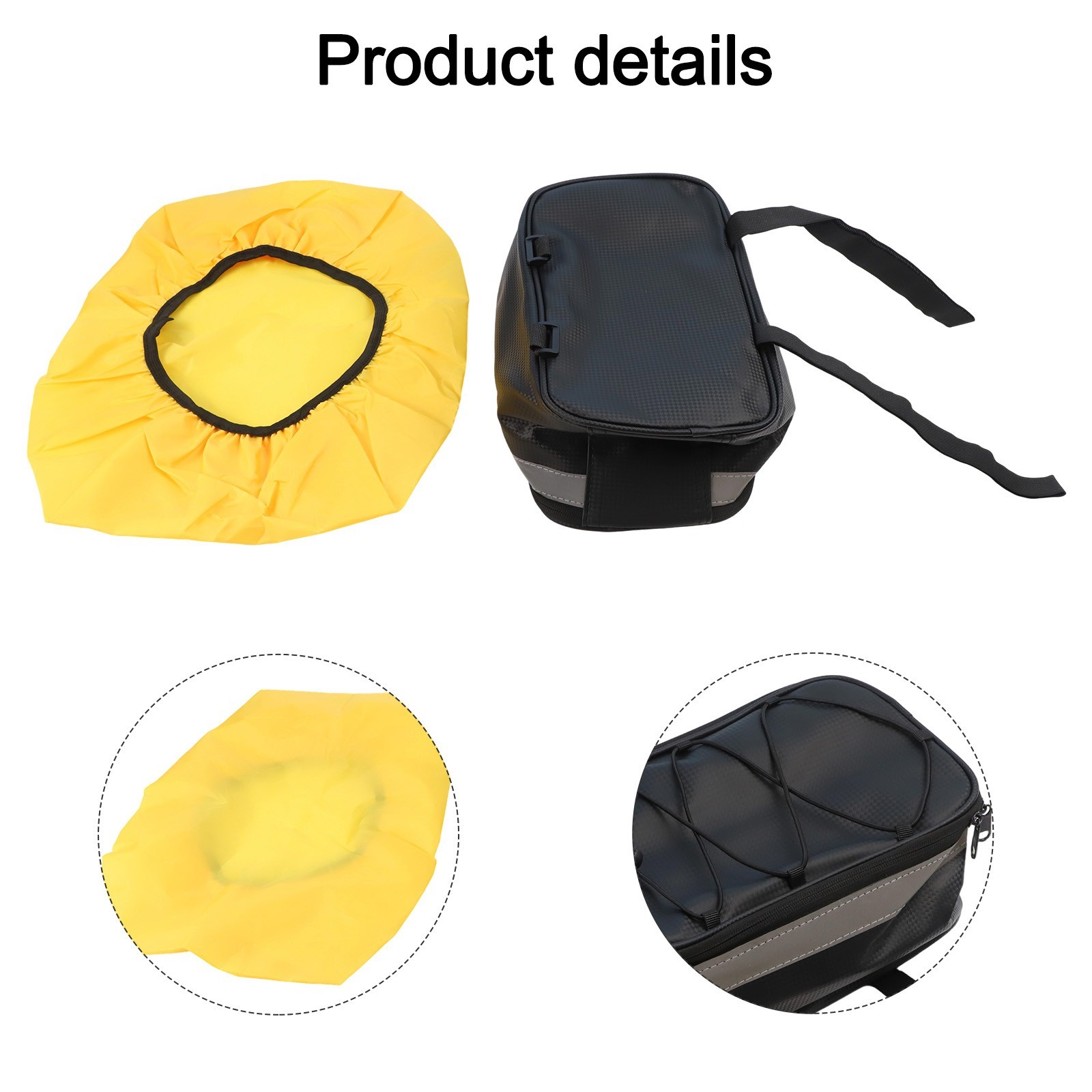 Rear Rack Compatible Trunk Bag for Electric Bike Mountain Bike Road Bike Nylon