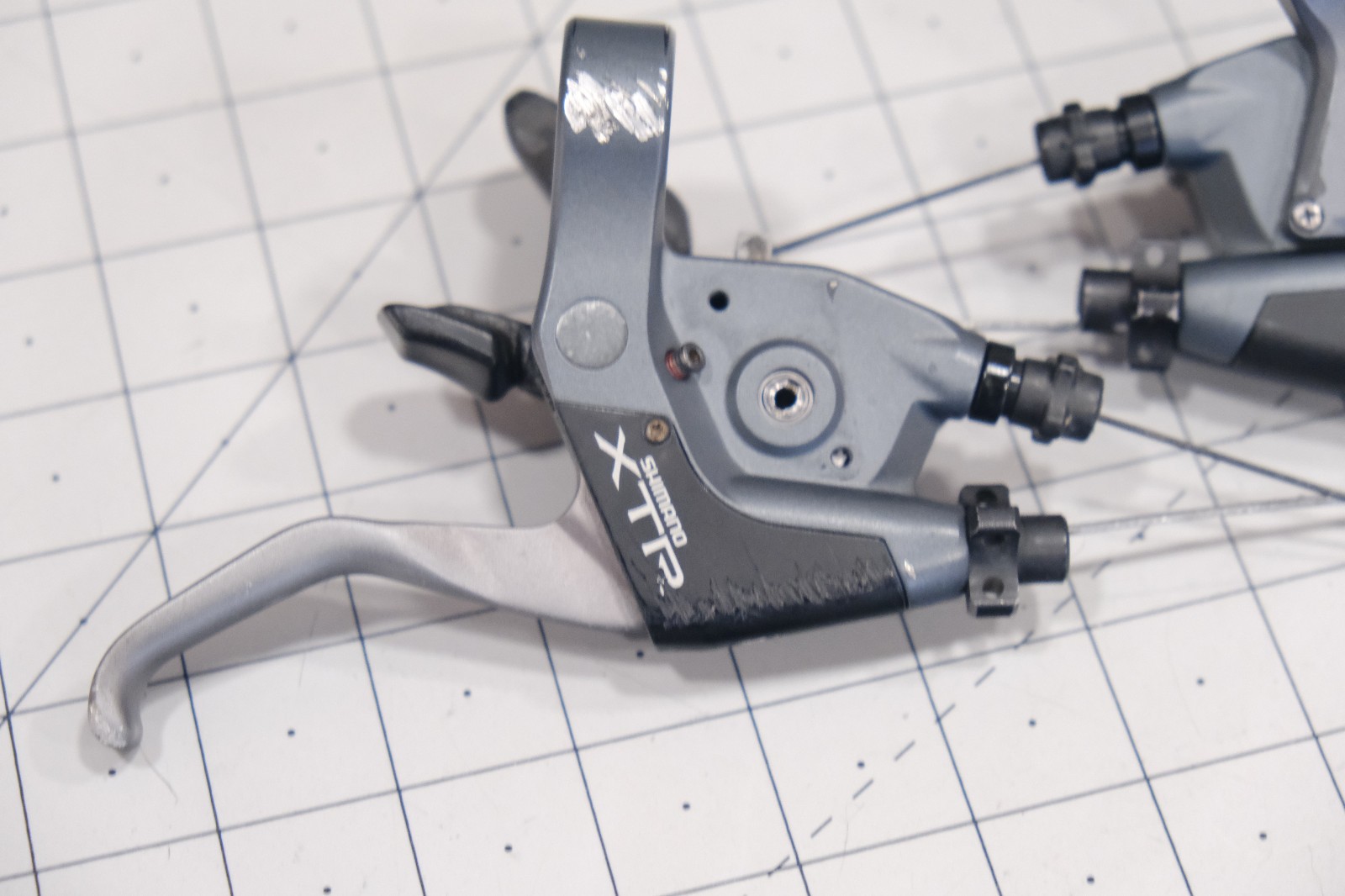 Vintage Shimano XTR ST-M950 3×8 Speed Shifter Set