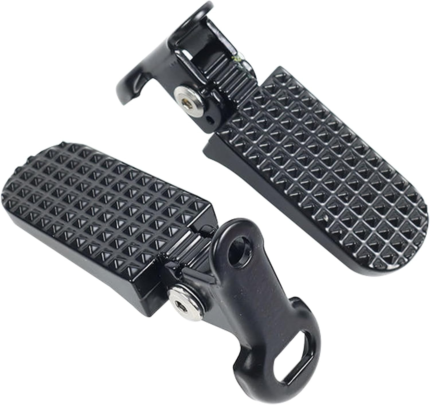 2x Bike Rear Pedals Non Slip Folding Bicycle Foot Pegs E-Bike Mountain Footrests