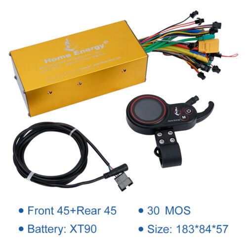 Electric Bicycle Scooter Dual Drive Controller LCD display Kit 48v60v72v 50A