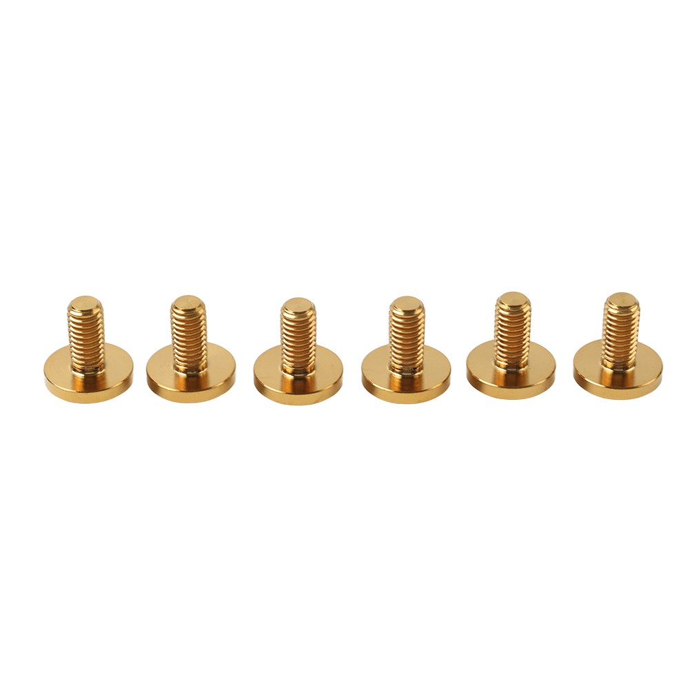 6x Universal Bolts M5 Truss Torx Screw M5x10mm For Bike Motorcycle gold