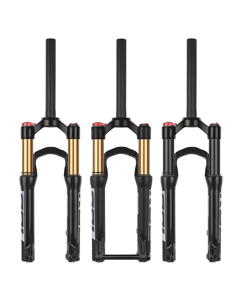 20/24 Inch Bicycle Suspension Air Fork Remote Manual Lockout Fork 100mm Travel