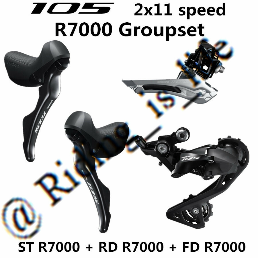 New Shimano 105 R7000 2×11 Road Bike Groupset 3 Pcs FD+RD+Shifter Set ST-R7000