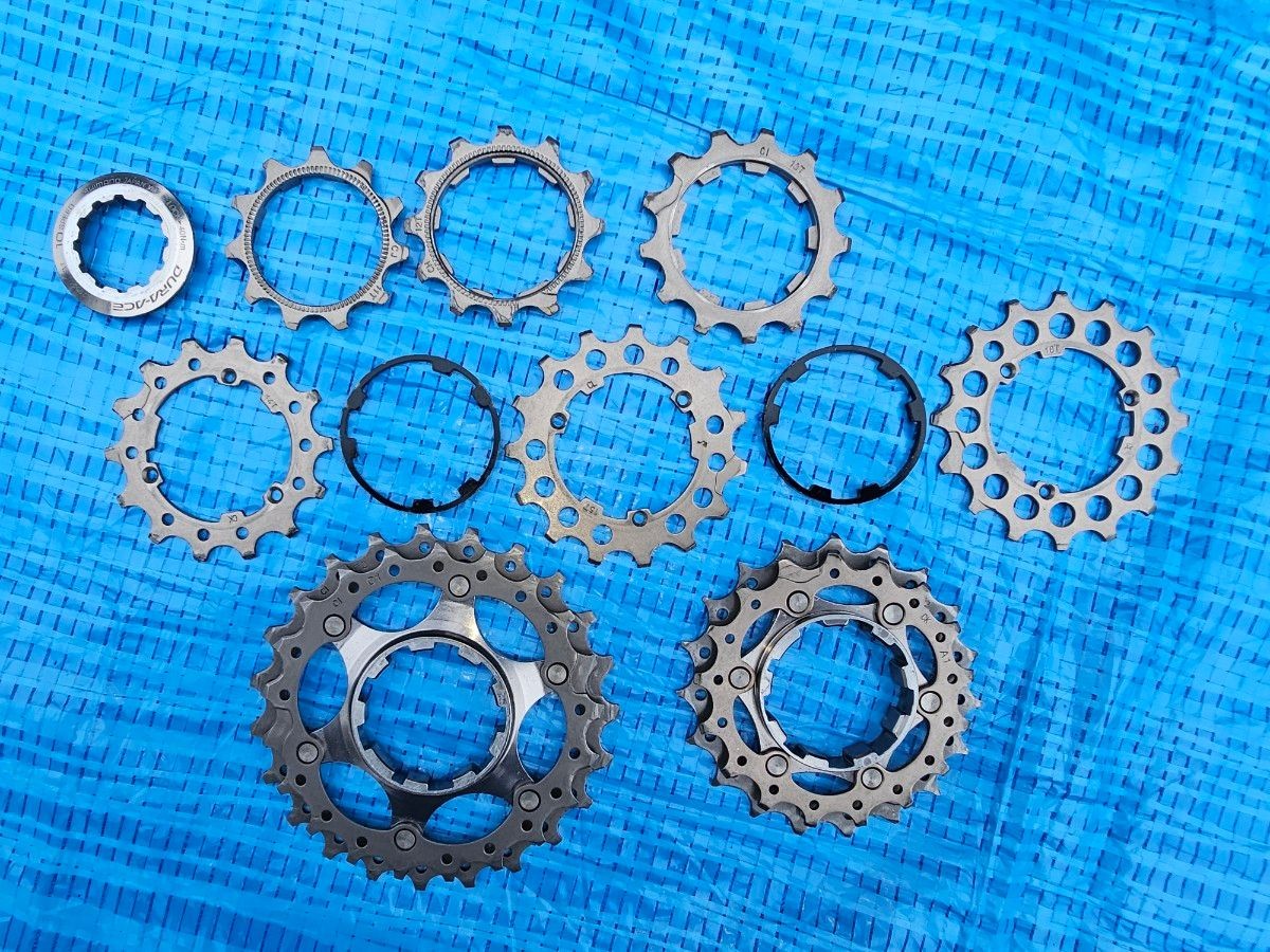 Shimano Dura-Ace 7800 10 Speed Groupset ST FC FD RD BR CS BB PD As Is Japan