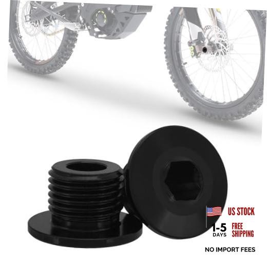 Front Fork Axle Nut Bolt Cap for Surron LBX Rawrr Mantis X Talaria XXX black