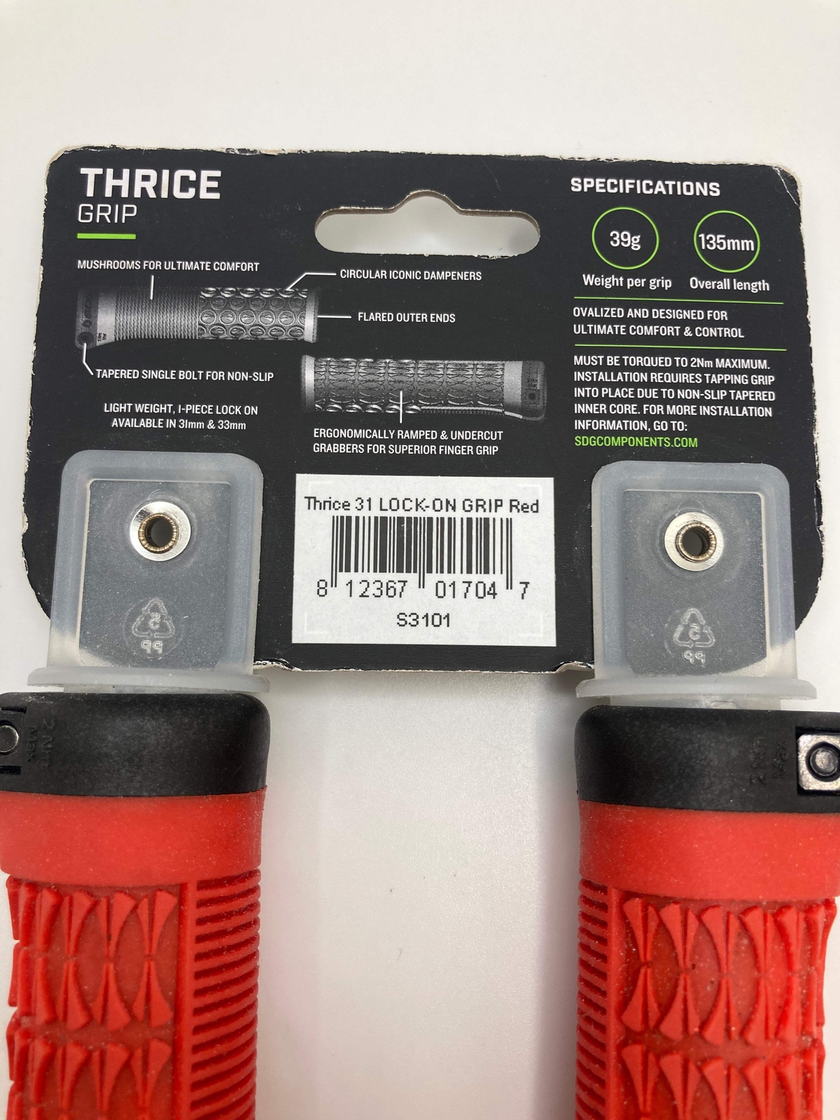 SDG components – Thrice grips – performance MTN – 31mm, 33mm