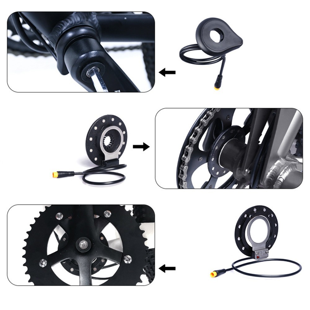 Waterproof Power Assist Pedal Sensor with 12 Magnet and Hole for Ebike