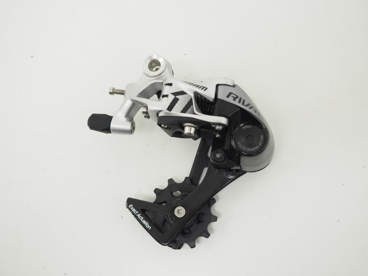 New! SRAM Rival 1 Rear Derailleur 11 Speed Medium Cage Black/Silver 36t Max Cog