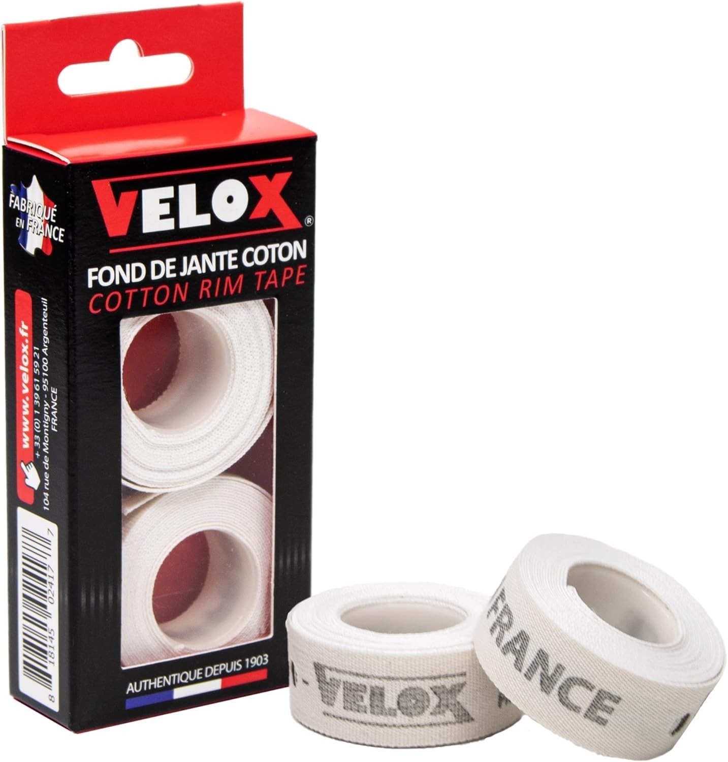 Rim Tape, White, 16mm x 2m 2-Pack | bike-rim-tape