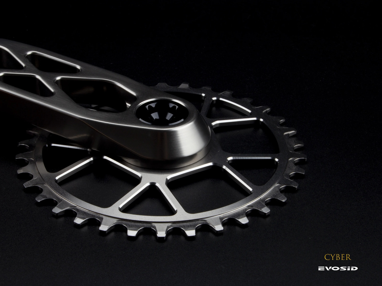 Mountain Bicycle Crankset 165mm 170mm 175mm Hollow Bike Crank Chainring 32-38T