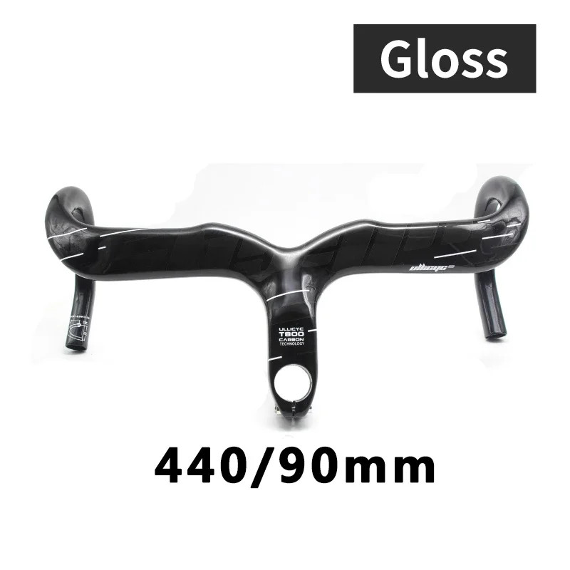 Full Carbon Fiber Road Bicycle Integrated Handlebar 28.6mm 400/420/440mm Width