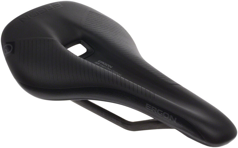 Ergon SR Pro Carbon Saddle Carbon Stealth Men’s Medium Large Synthetic Cut Out