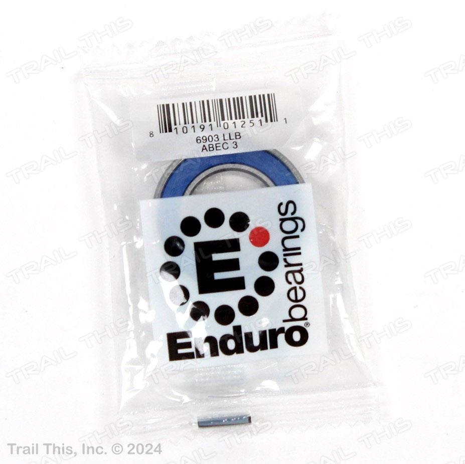Enduro ABEC 3 Standard Sealed Cartridge Bearing 6903 2RS 17X30X7mm
