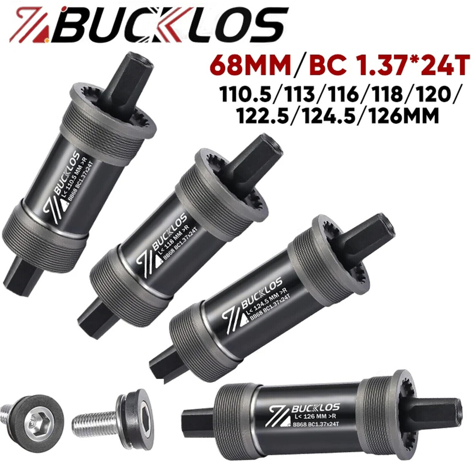 Bicycle Square Taper Bottom Bracket BB68 Mountain E-bikes Crank Sealed Bearings