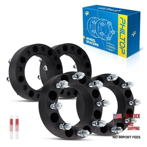 8×170 Wheel Spacers – 2″ Lug Wheel 8×6.69″ – 130mm – M14x2-50.8mm – 4pcs Black