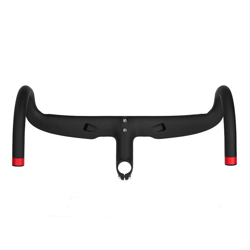 400/420/440mm Carbon Fiber Road Bike Integrated Handlebar Bicycle Bent Bars