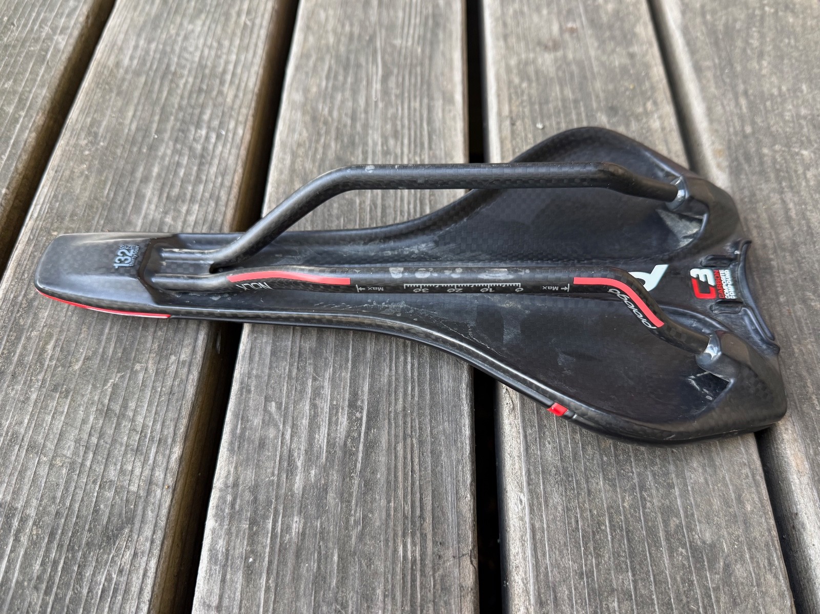 Prologo Zero C3 Nack Carbon Saddle, 270x132mm, Black, 158 grams