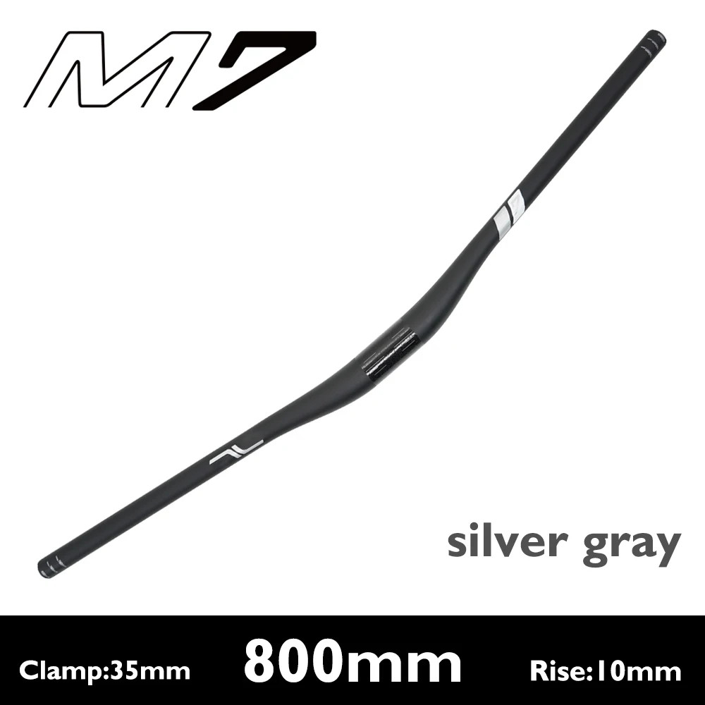 35mm Clamp Carbon Fiber MTB Riser Bar 10mm 25mm 40mm Rise External Cable Routing