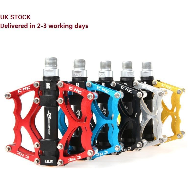 9/16″ Bike Pedals MTB Road Bicycle Aluminum Alloy Metal Sealed Bearing Non-Slip