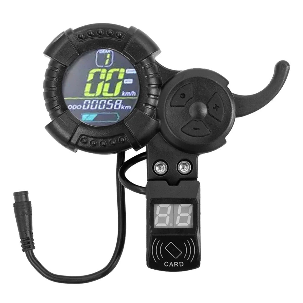 6pin LCD Meter Display Thumb Throttle NFC for ZERO 8 9 10 8X 10X E-Scooter Parts