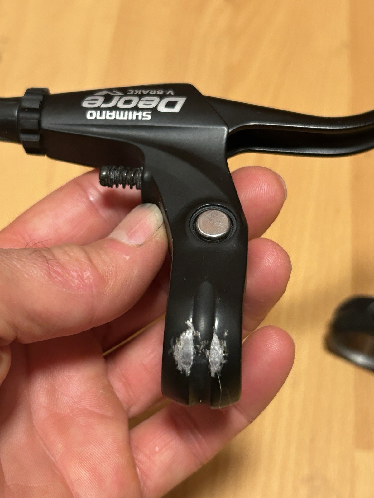 Shimano Deore BL-M511 V-Brake Levers Black 2-Finger Linear Pull Mechanical Disc