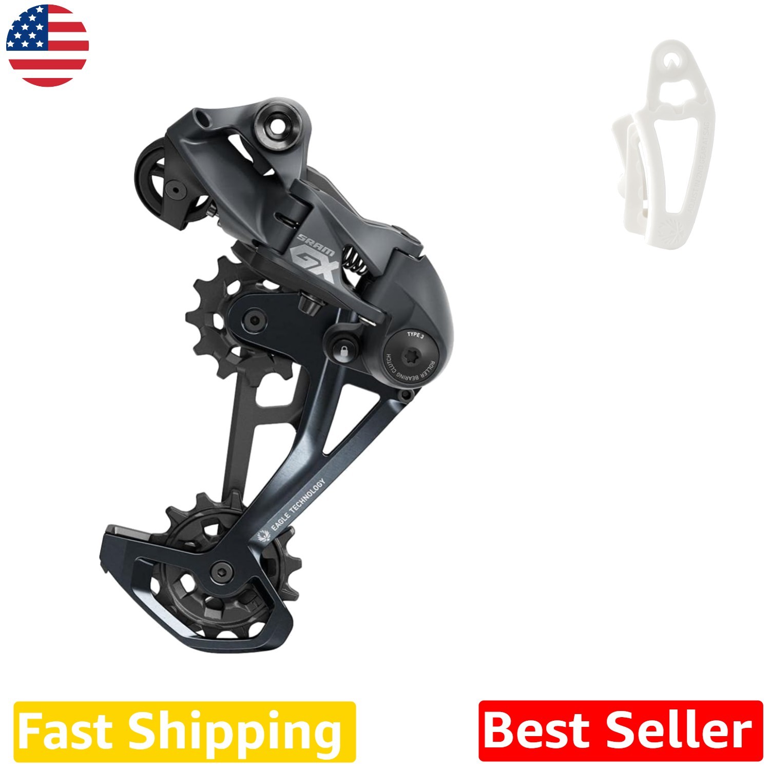 GX Eagle Rear Derailleur 12-Speed Long Cage 52T Max Lunar