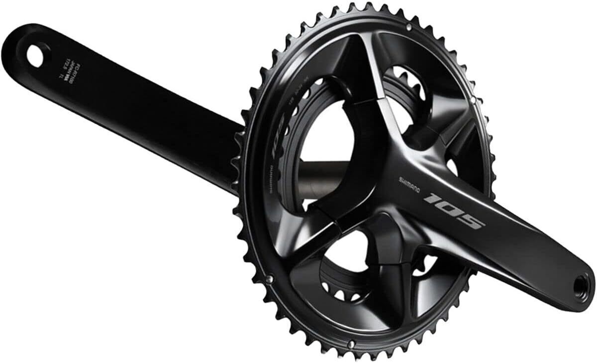 Shimano 105 Hollowtech II FC-R7100 2×12-Speed 50x34T 170mm/172.5mm Road Crankset