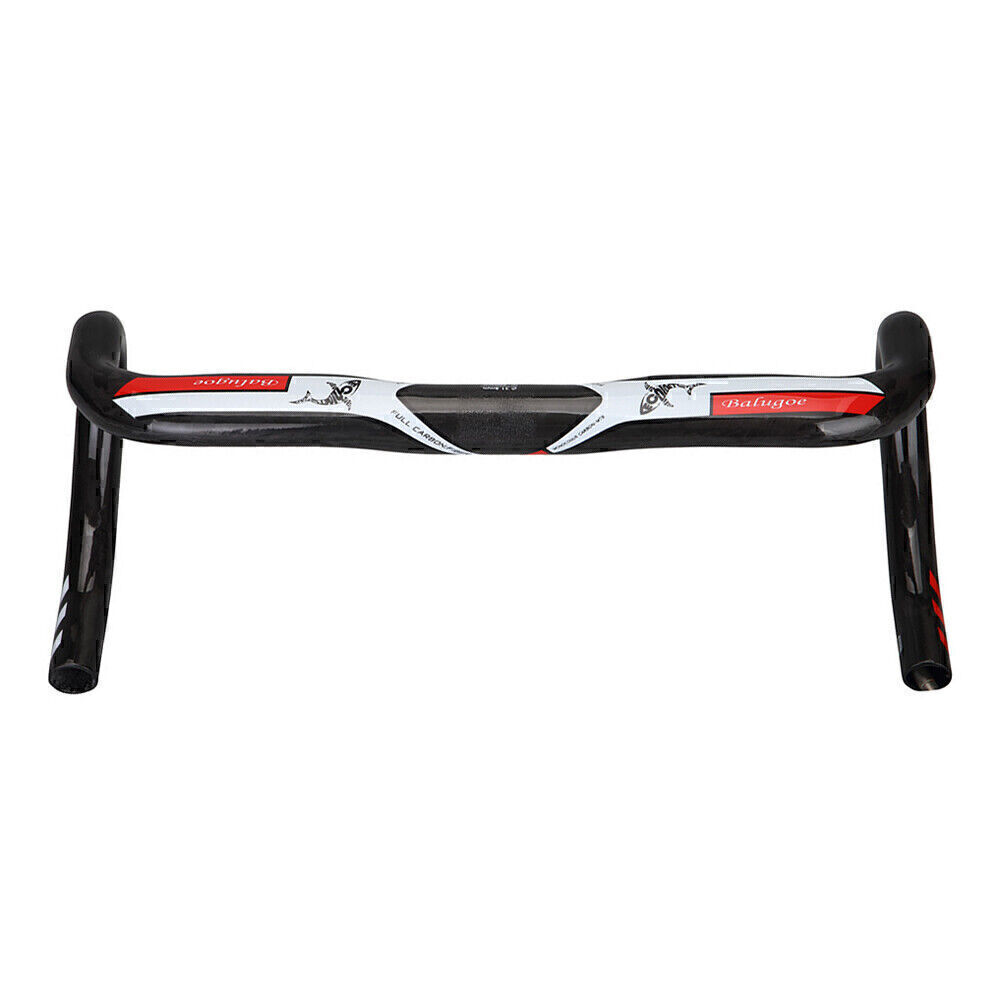 31.8*400/420/440mm Carbon Road Bike Handlebar Racing Drop Bar Bicycle Handle