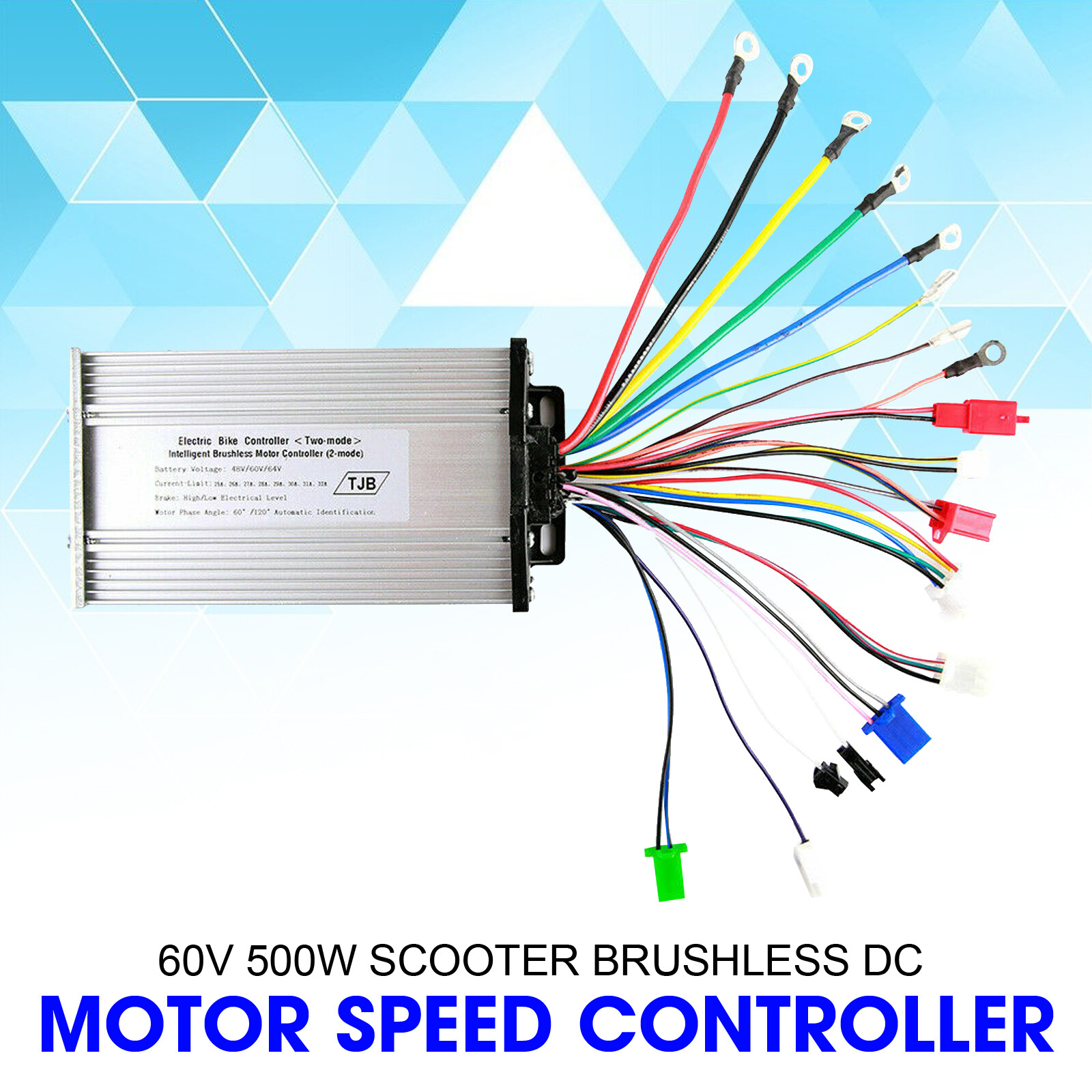 500W 30A DC Motor Speed Controller For 36V 48V 60V 64V Electric Bike