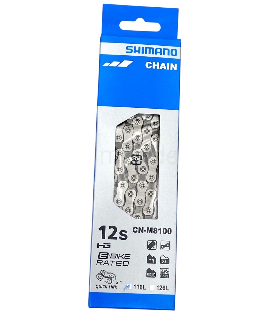 Shimano Deore XT CN-M8100 116L 12 Speed MTB,e-Bike Chain SIL-TEC W/ Quick link