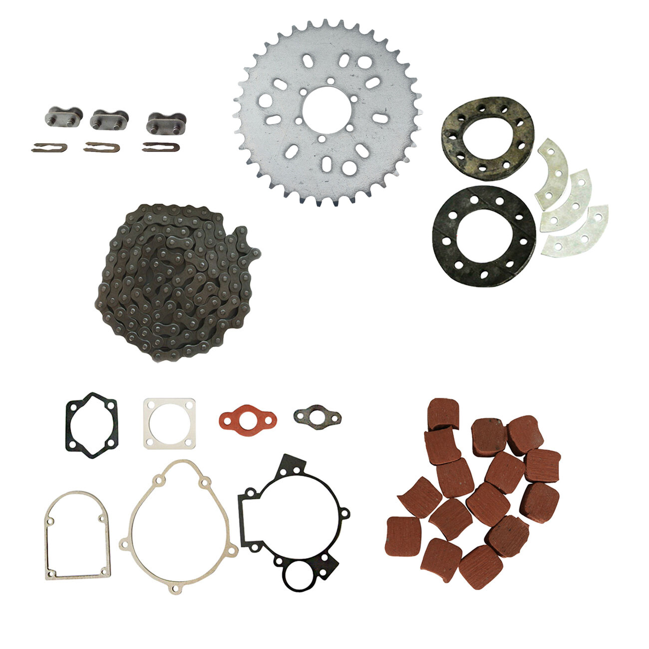 415 Chain & 35 Teeth Sprocket For 66cc 80cc 2 Stroke Motorized Bike