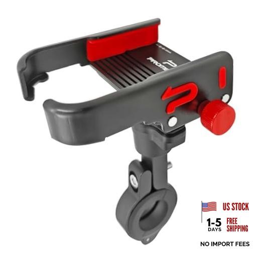 Quick Release Bike Phone Mount Holder, Aluminum Alloy Motorcycle Phone Mount,