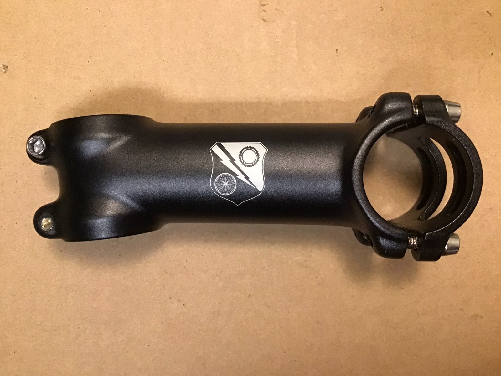 Charge Road Bike Stem Black 100mm 31.8 Clamp Threadless