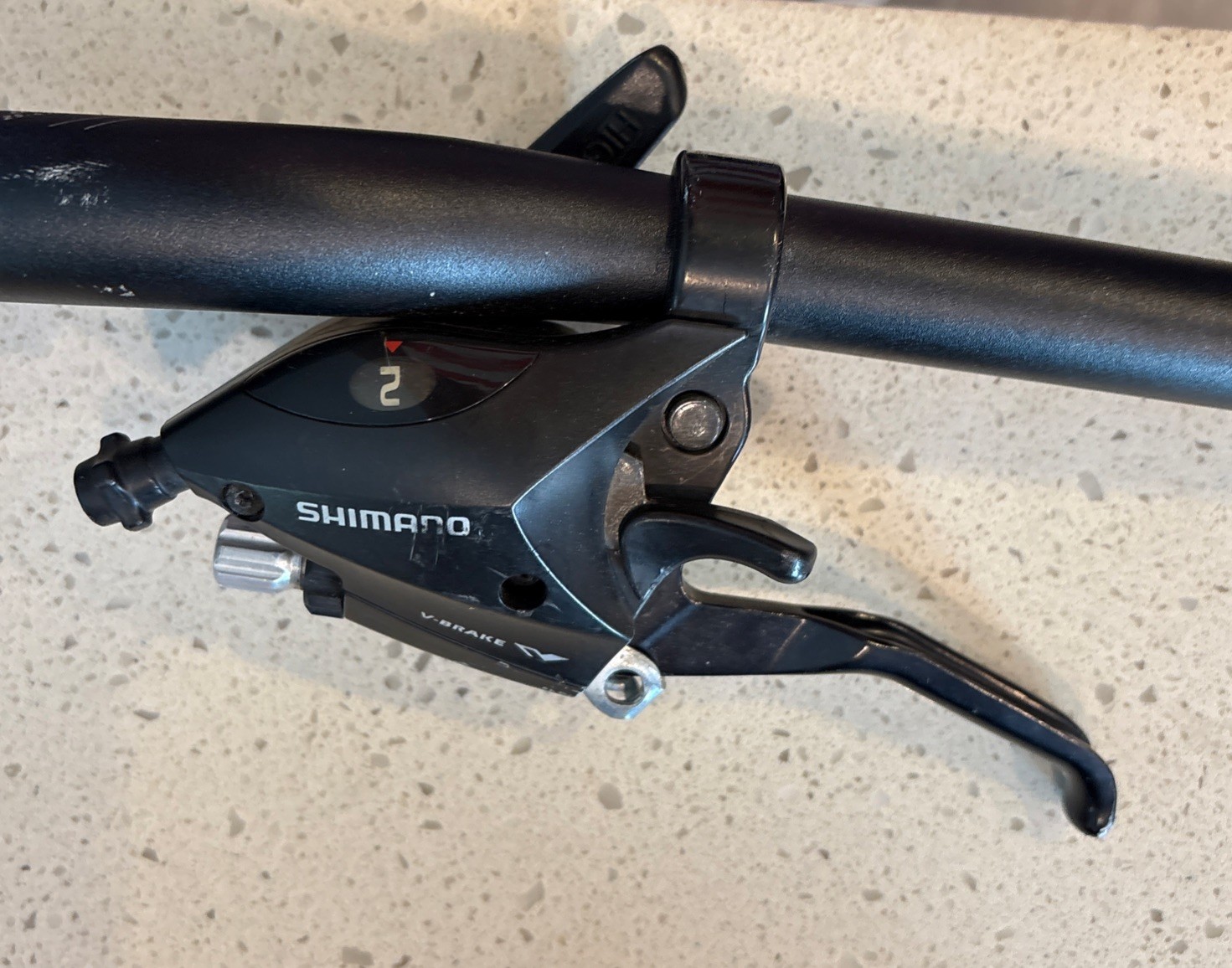 Shimano Integrated V Brake Shifter/Brake Set ST-EF50-8R On Bontrager 600mm 6061