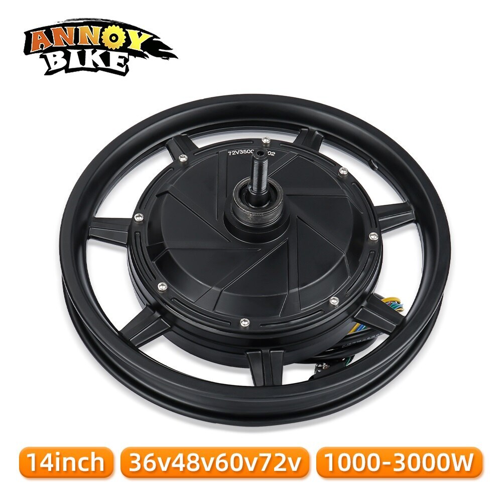 14 inch 36V-72V 1500W-3500W Electric Bicycle High Speed Motor with Tire