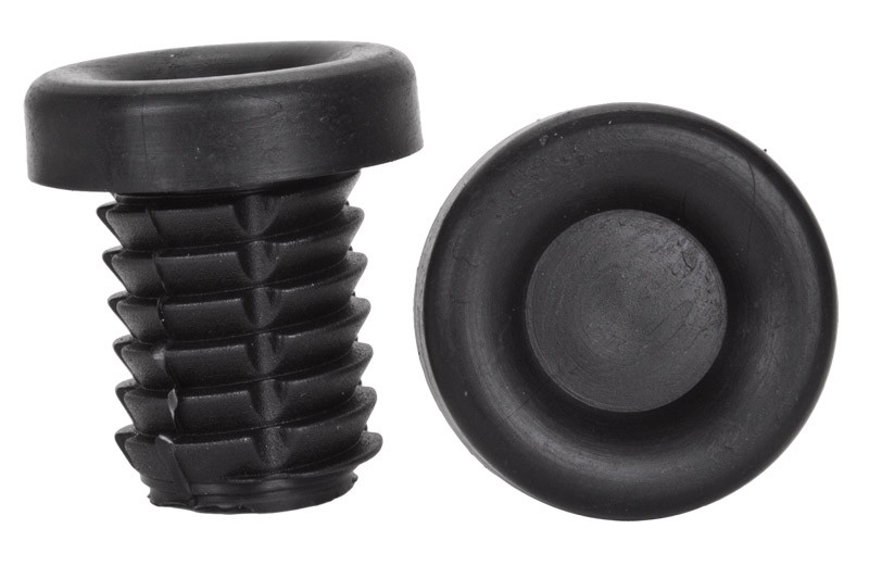 ROAD OR MOUNTAIN BICYCLE BIKE RUBBER HANDLEBAR END PLUGS PAIR NEW