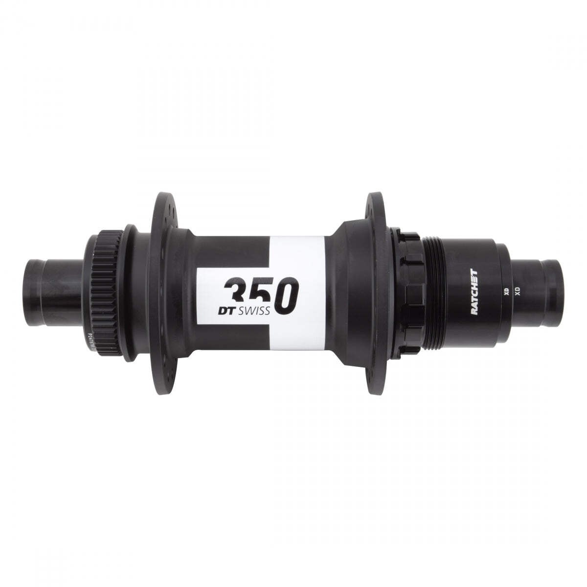DT Swiss Alloy Rear 350 MTB Bicycle Hub, 28 Hole, 148mm, 36T, Black