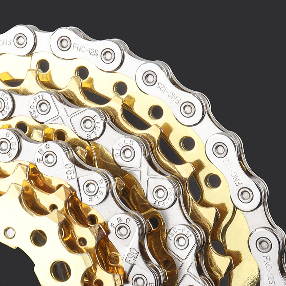 MUQZI 6/7/8/9/10/11/12 Speed Silver Steel MTB Road Bicycle Chain Shifter Chain