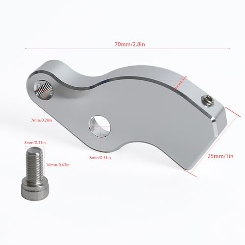 Motorcycle EZ-Shift Lever for Harley Milwaukee-Eight ’17-Later, EZ Shift Silver
