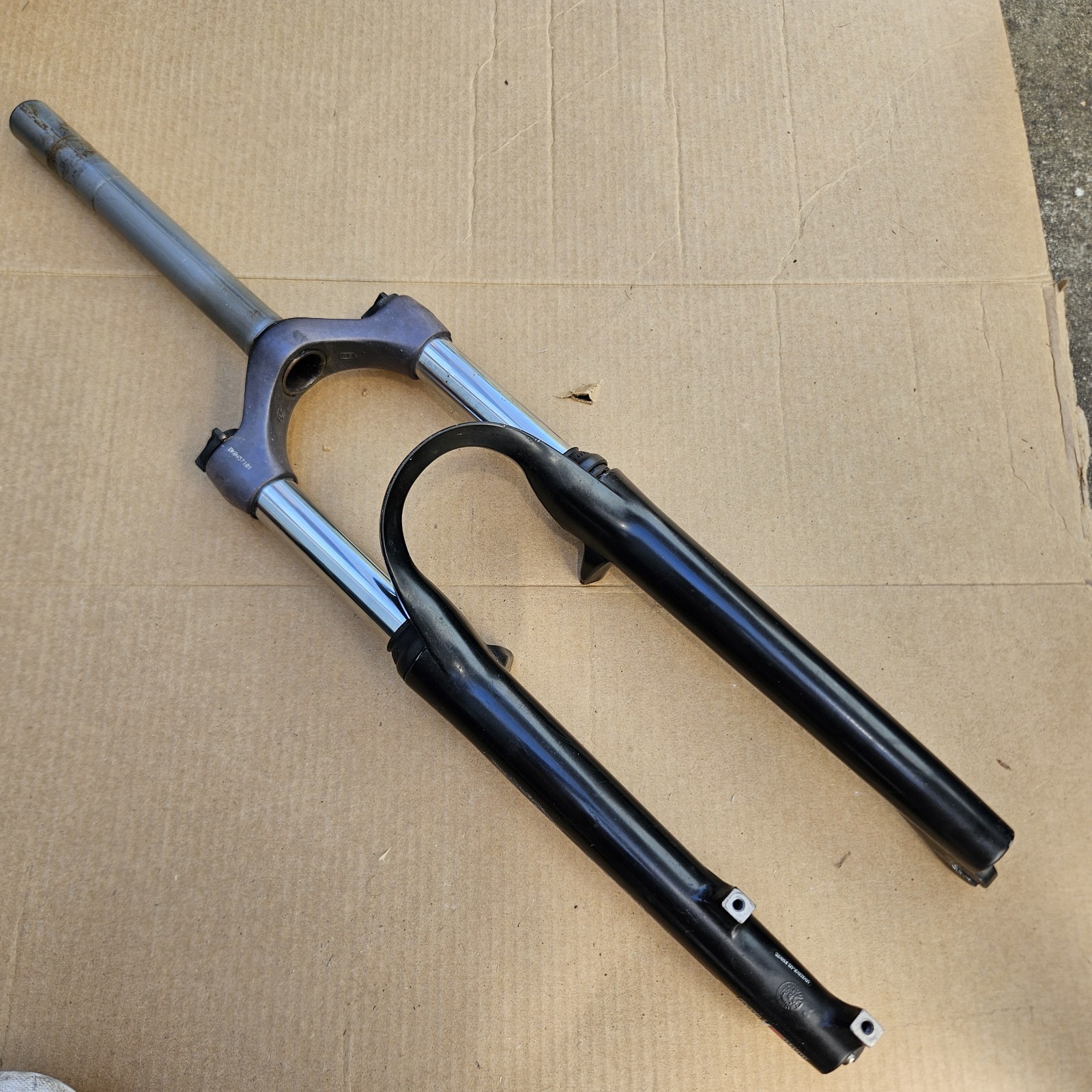 26″ Manitou Six 100mm Mountain Bike Front Fork 1-1/8″ Steerer Disc V Brake