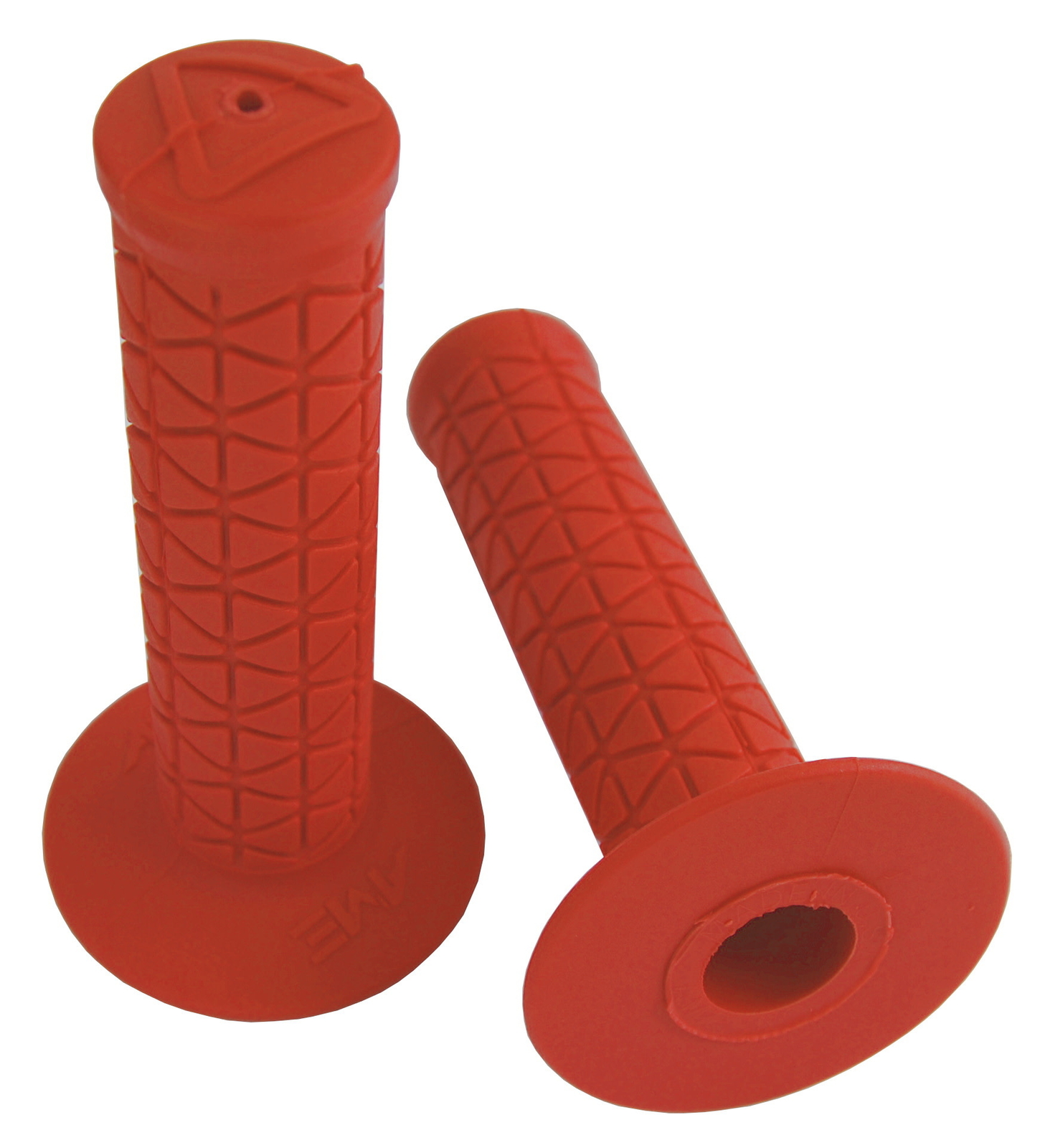AME old school BMX bicycle grips – TRI – RED