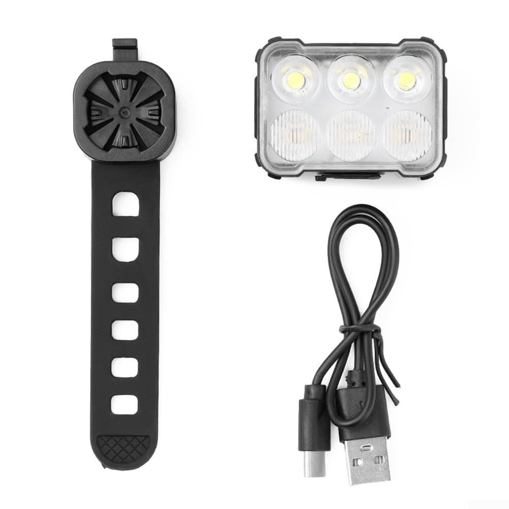 Compact Design Rechargeable Bike Light 1800 Lumens Output 8 Lighting Modes