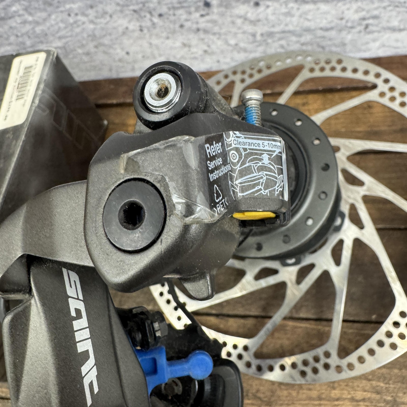 Vintage Shimano Saint RD-M800 FH-M800 SM-RT80 Hub Derailleur Black Japan 9s MTB