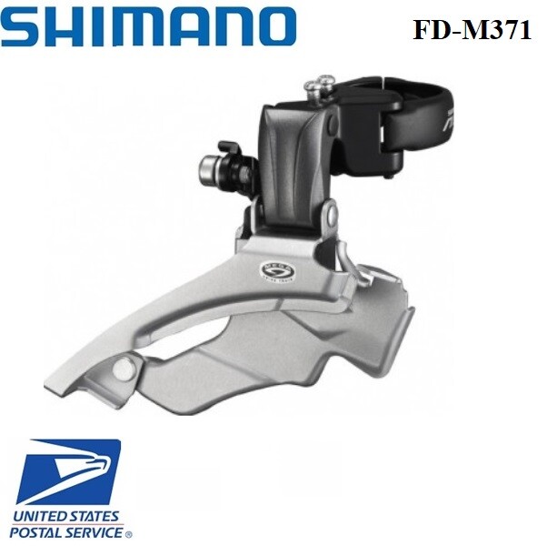 Shimano Altus FD-M371 9-Speed Triple Down-Swing Dual-Pull Front Derailleur